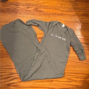 Green Baby Sleep Gown